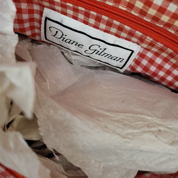 NWT Vintage Diane Gilman Blue Suede Rose Bag Purse - Picture 6 of 8